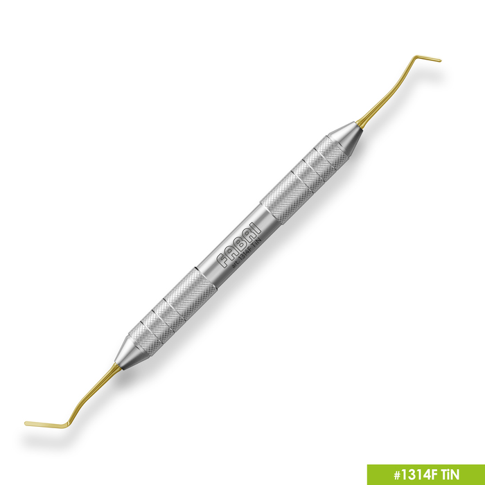 Гладилка удлиненная узкая с  штопфером O1.3mm эргономичная ручка O10mm покрытие Gold купить
