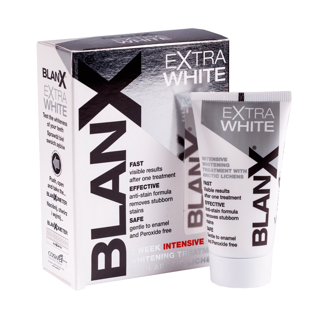 Зубная паста серии EXTRA WHITE: Blanx Extra White / Бланкс Мед интенс отбеливающая  30мл