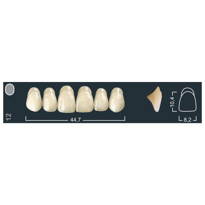 Зубы искуственные  фронтальные верхние Ivoclar Set of 6 U ОK33 210 купить