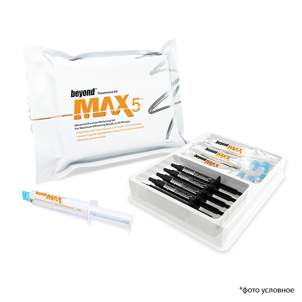 Набор для профессиональных процедур отбеливания зубов на пять пациентов BEYOND MAX 5 купить