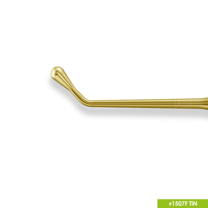 Картинка Штопфер-конденсатор двухсторонний эргономичная ручка O10mm покрытие Gold 2 из 5 