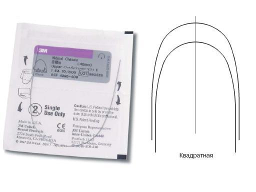 Дуга нитиноловая Юнитек Суперэластик / Unitek Nitinol Super Elastic Archwire OFII L 014 1шт 4296-806 купить
