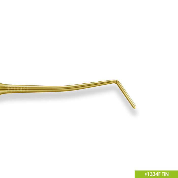 Картинка Гладилка удлиненная узкая с цилиндрическим штопфером O1.0mm эргономичная ручка O10mm покрытие Gold 3 из 5 