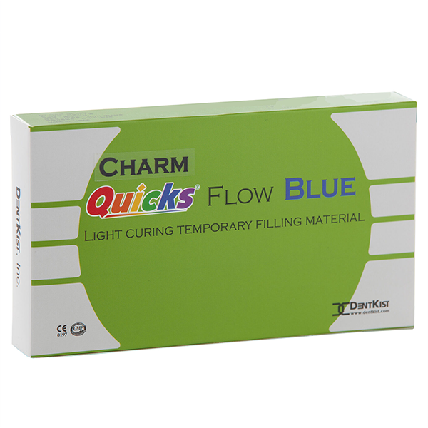 Картинка CharmQuicks Flow / ЧамКвикс Флоу, голубой,  временн материал шприц 5штх2мл 0 из 1 